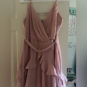 Altar'd State Blush Pink Mini Dress
